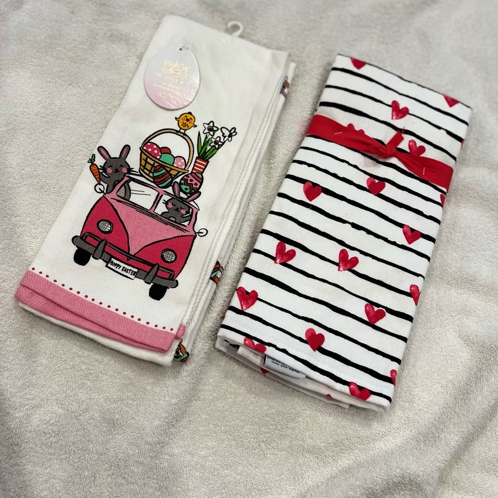 Betty Boop Valentine's Kitchen Towels